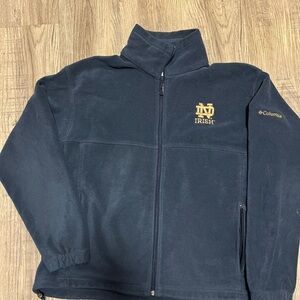 Columbia Notre Dame Dark Blue Fleece Jacket